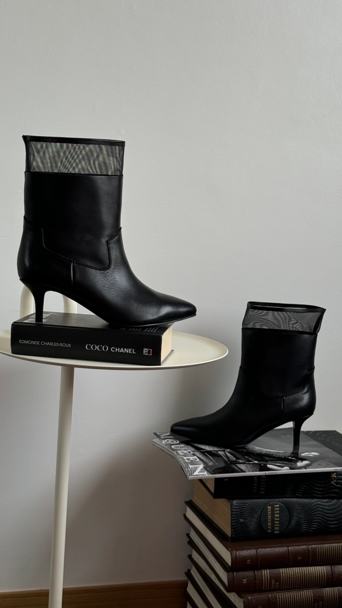 Botine elegante cu toc subțire