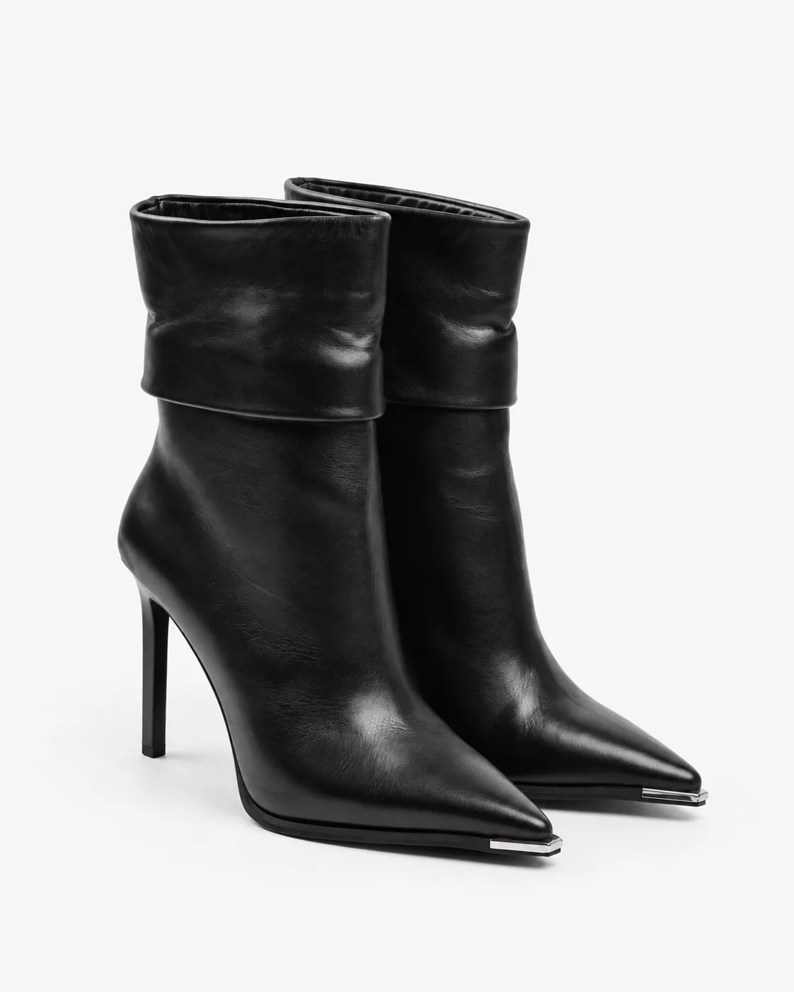 Botine negre cu manșetă — fotografia 4 din 4