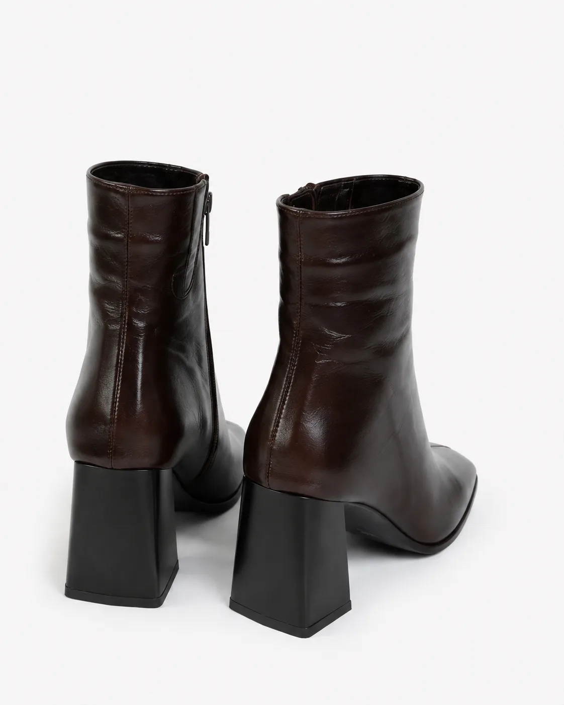 Botine maro cu vârf pătrat — fotografia 3 din 3