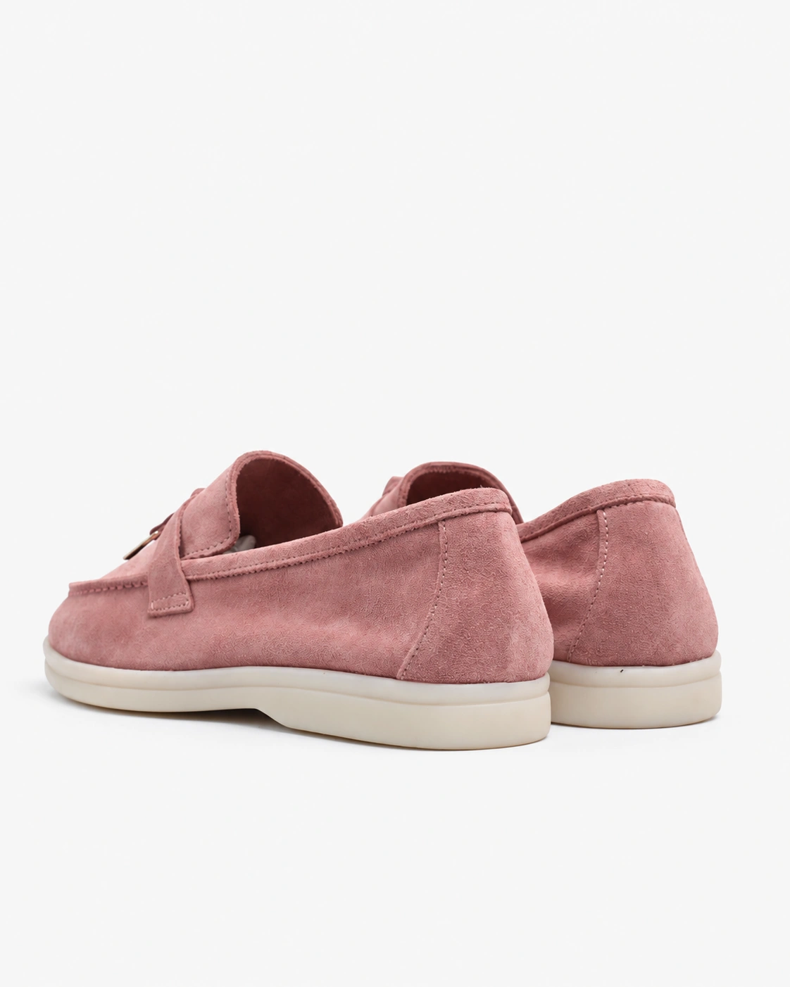 Loafers roz din piele întoarsă — fotografia 4 din 4