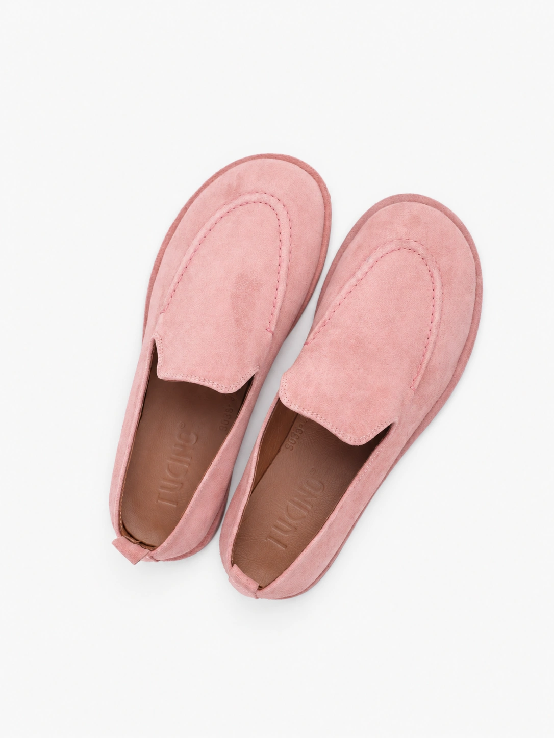 Loafers roz cu talpă joasă — fotografia 3 din 5