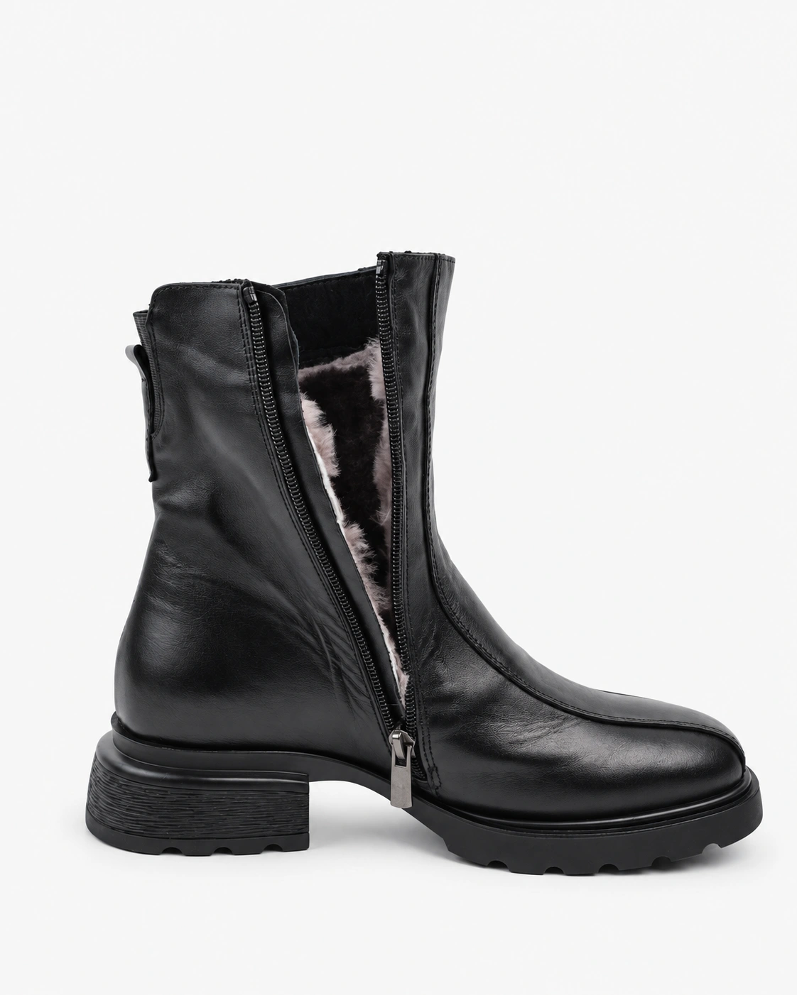 Botine de iarnă cu talpă striată — fotografia 4 din 5