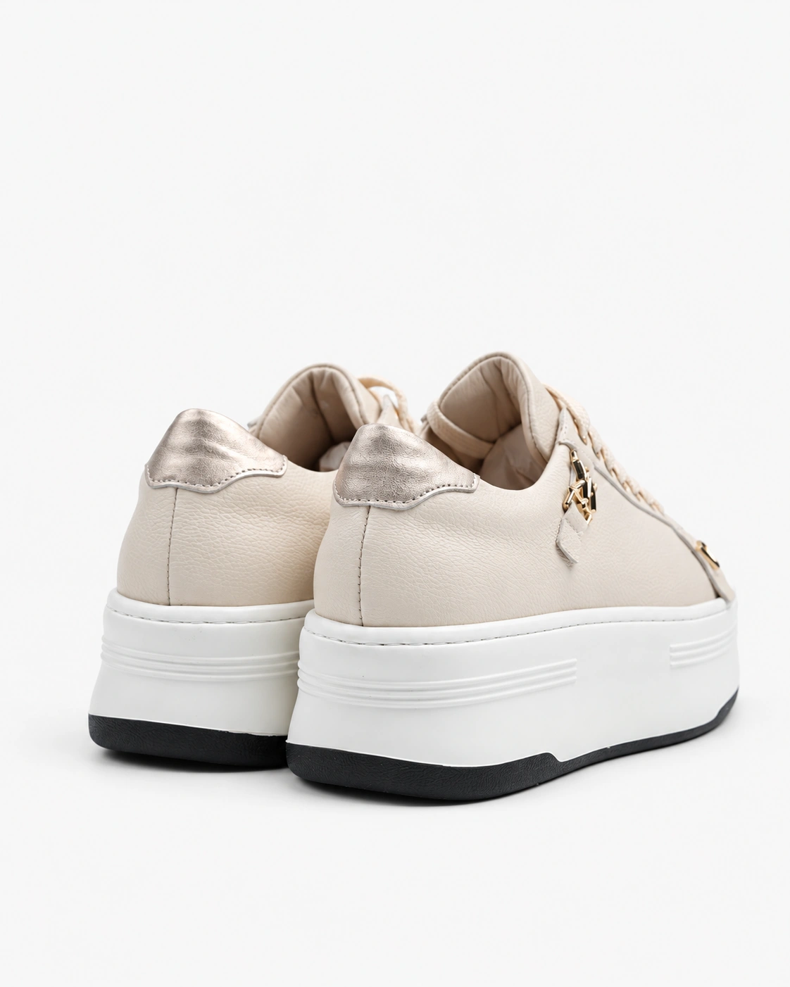 Adidași crem cu platformă — fotografia 5 din 5