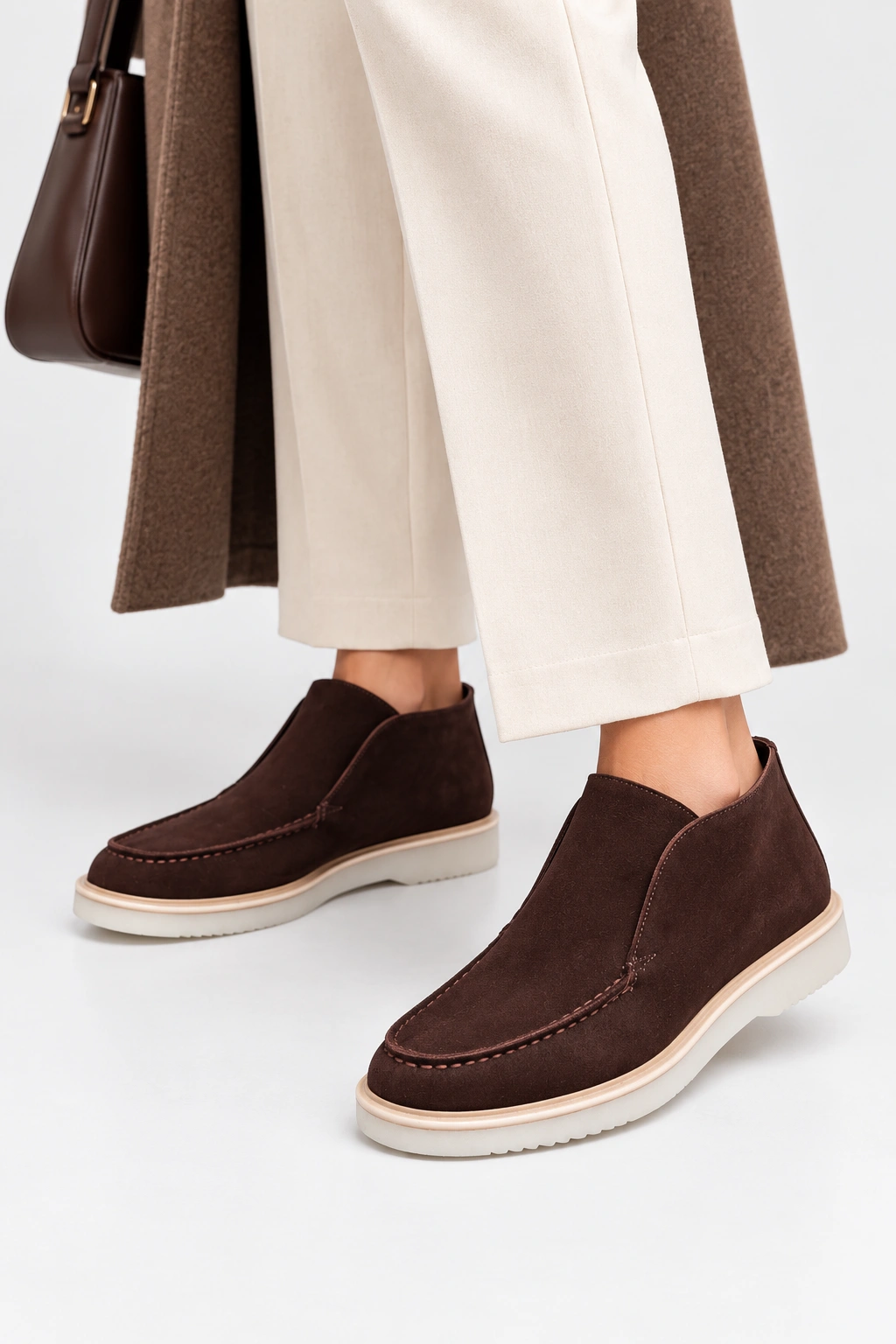 Loafers înalți în nuanță de ciocolată — fotografia 2 din 5
