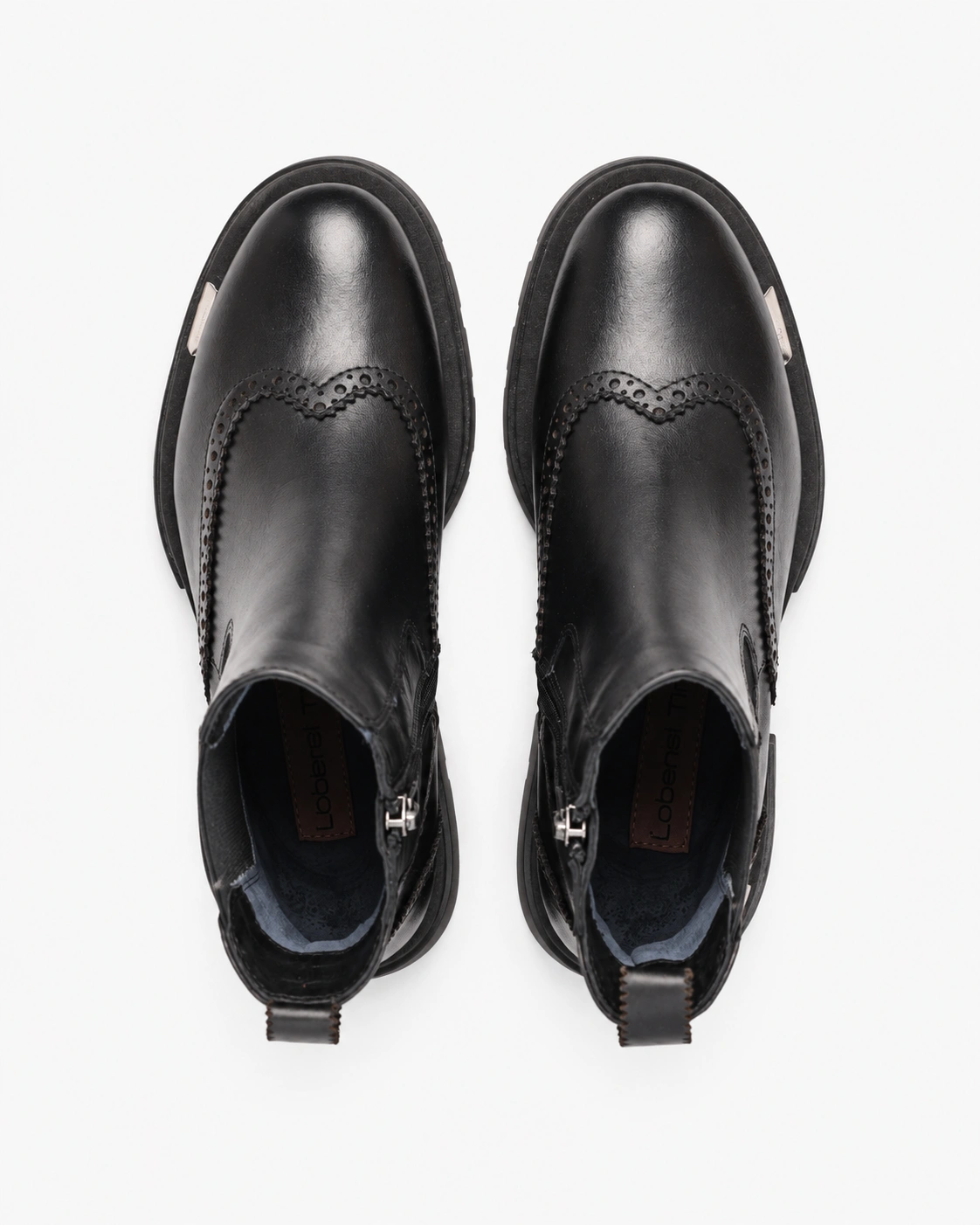 Botine Chelsea negre în stil clasic — fotografia 3 din 5