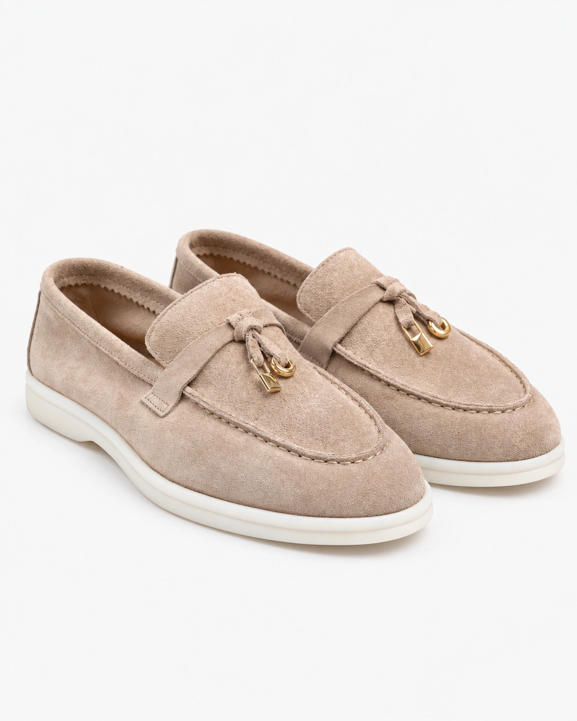 Loafers bej în stil clasic