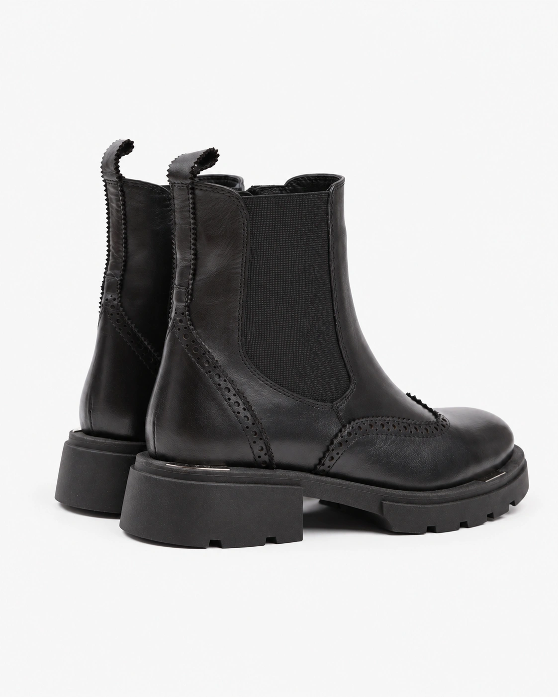 Botine Chelsea negre în stil clasic — fotografia 4 din 5