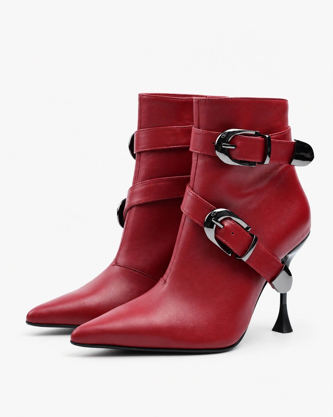 Botine roșii elegante