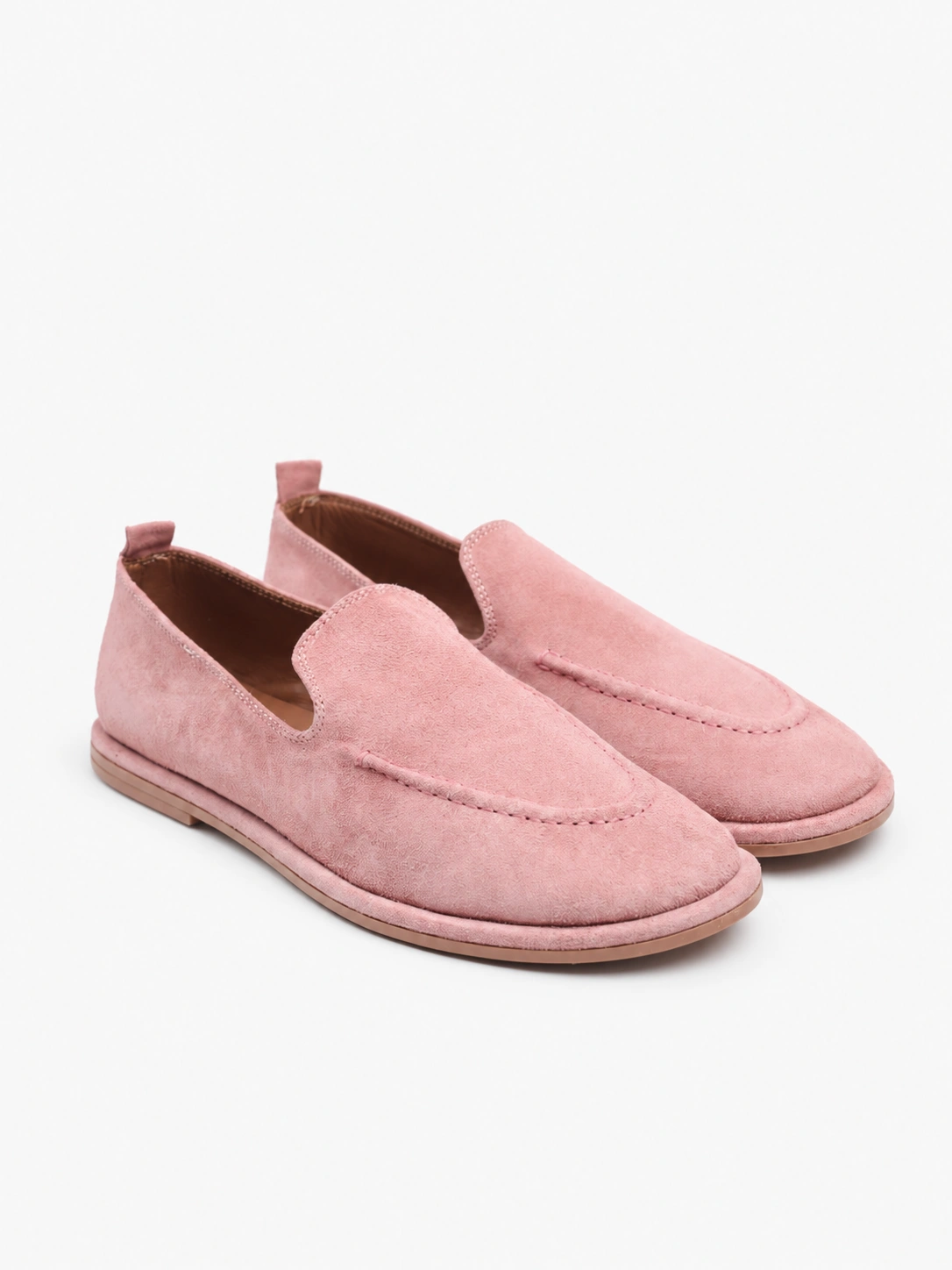 Loafers roz cu talpă joasă