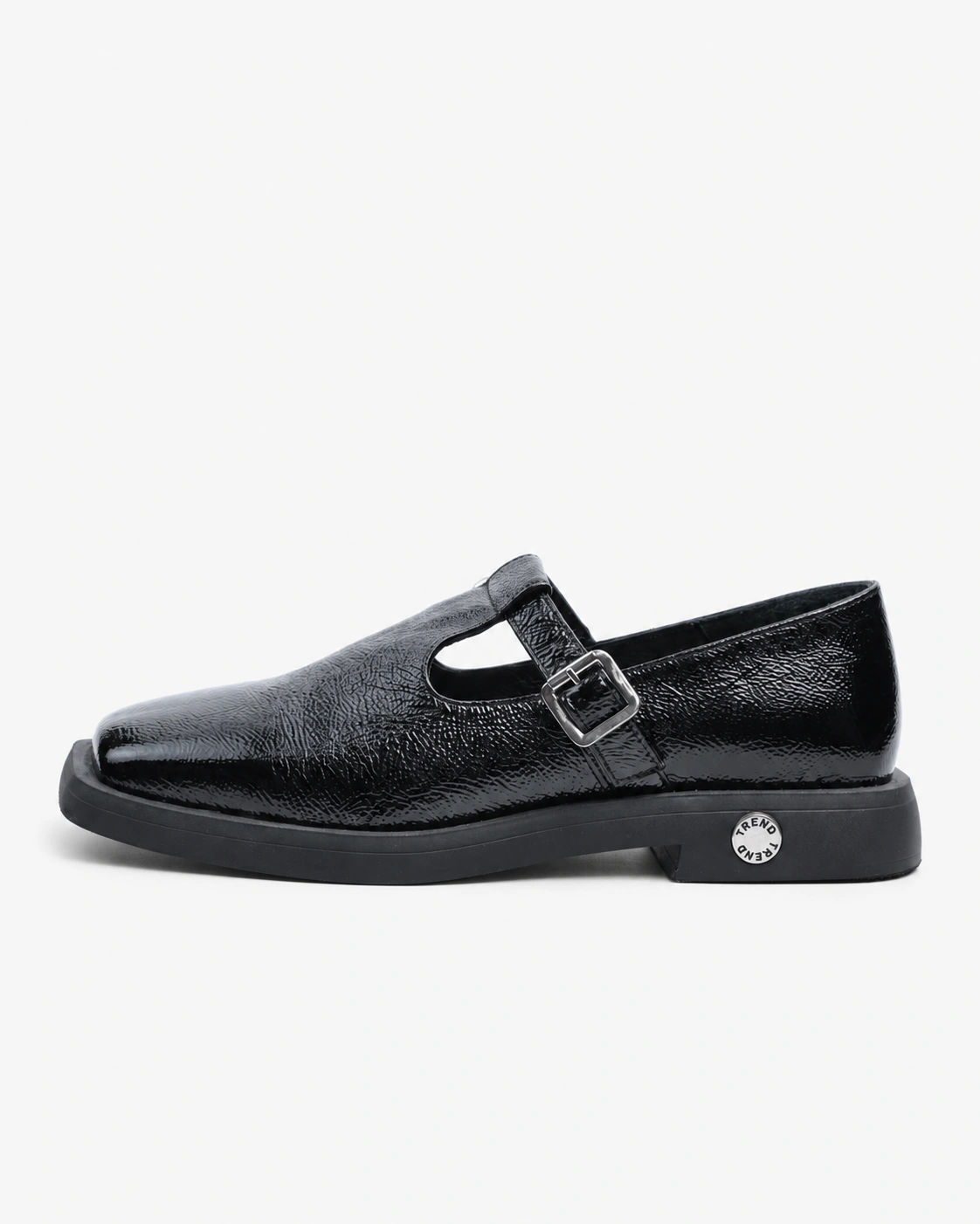 Pantofi casual lăcuiți cu baretă — fotografia 3 din 5