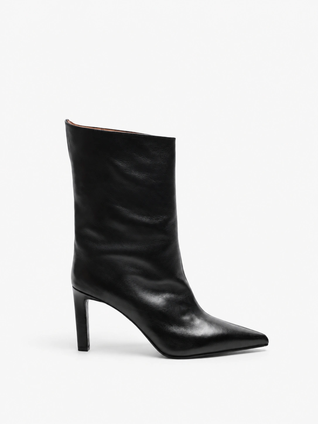 Botine negre în stil minimalist — fotografia 3 din 5