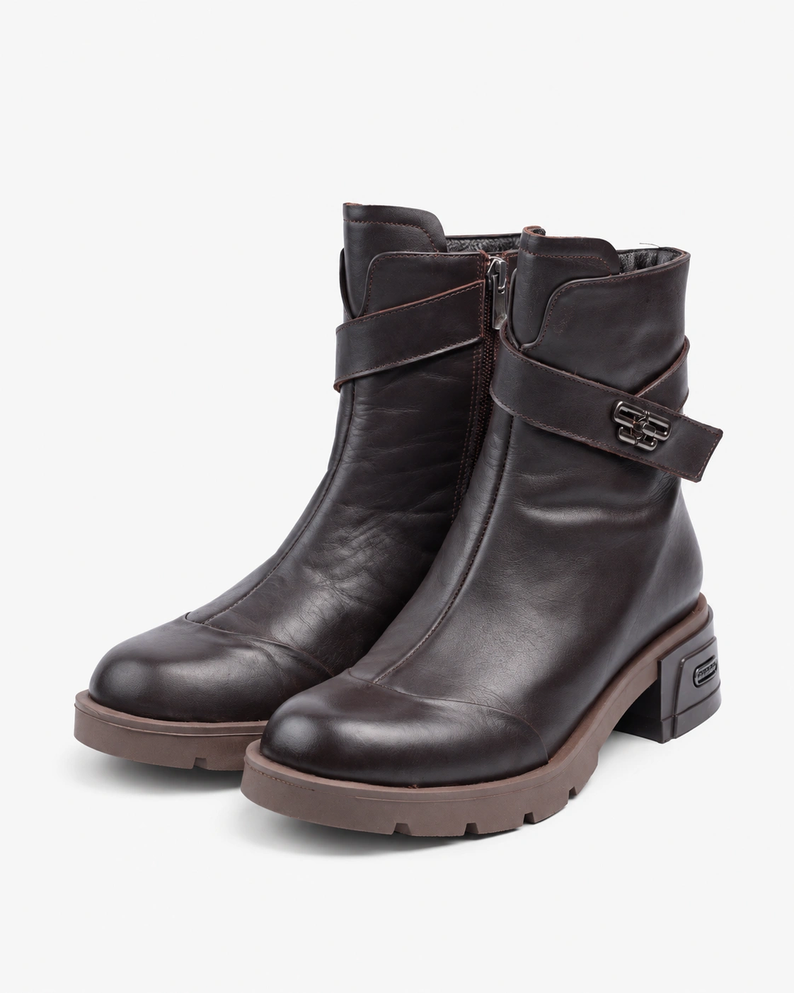 Botine de iarnă din piele naturală