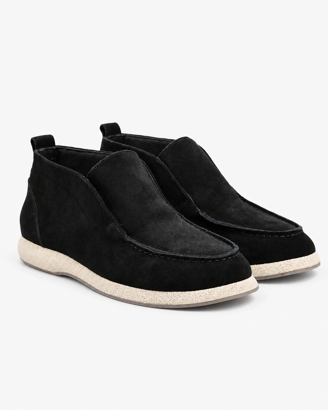 Loafers de toamnă din piele întoarsă